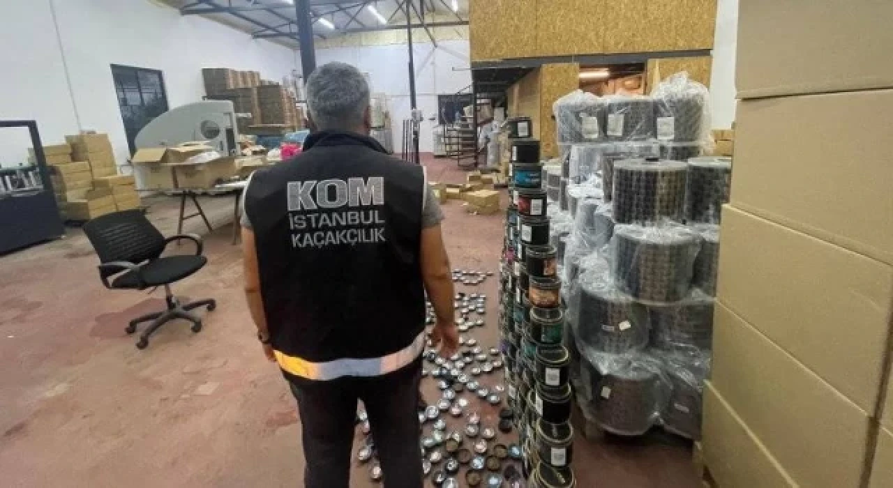 İstanbul’da 1 ton 777 kilogram kaçak tütün ele geçirildi