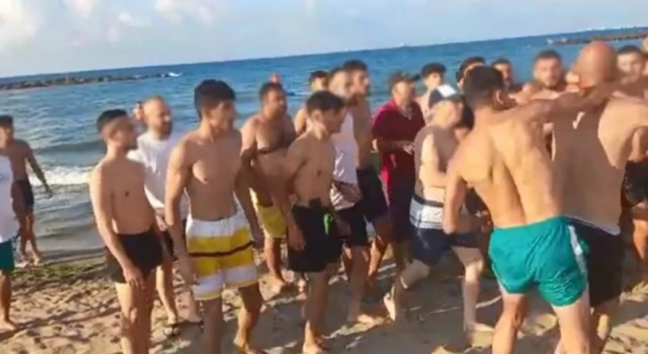 Kaçarken boğulma tehlikesi geçiren şahıs kurtarılıp dövüldü