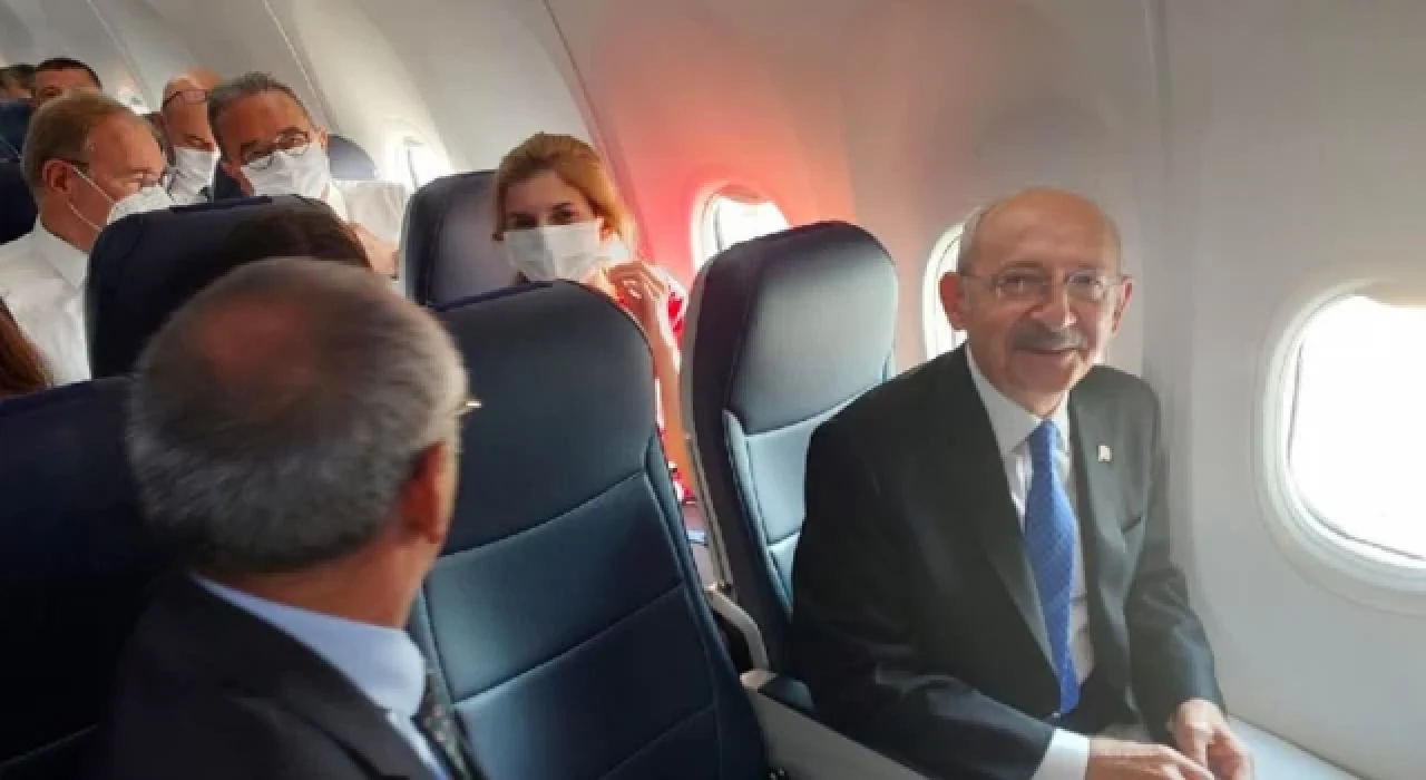 Kılıçdaroğlu ve 120 milletvekili aynı uçakta