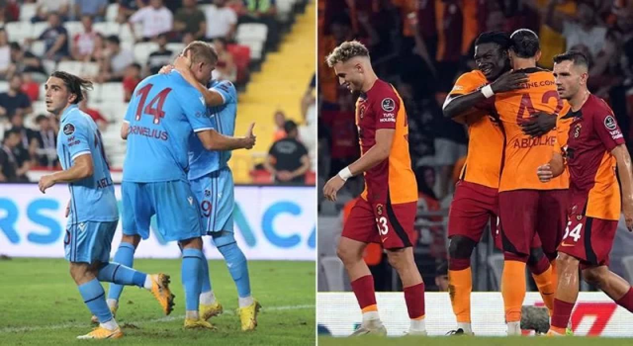 Süper Lig’de sezonun ilk dev maçı; Trabzonspor, Galatasaray’ı ağırlıyor
