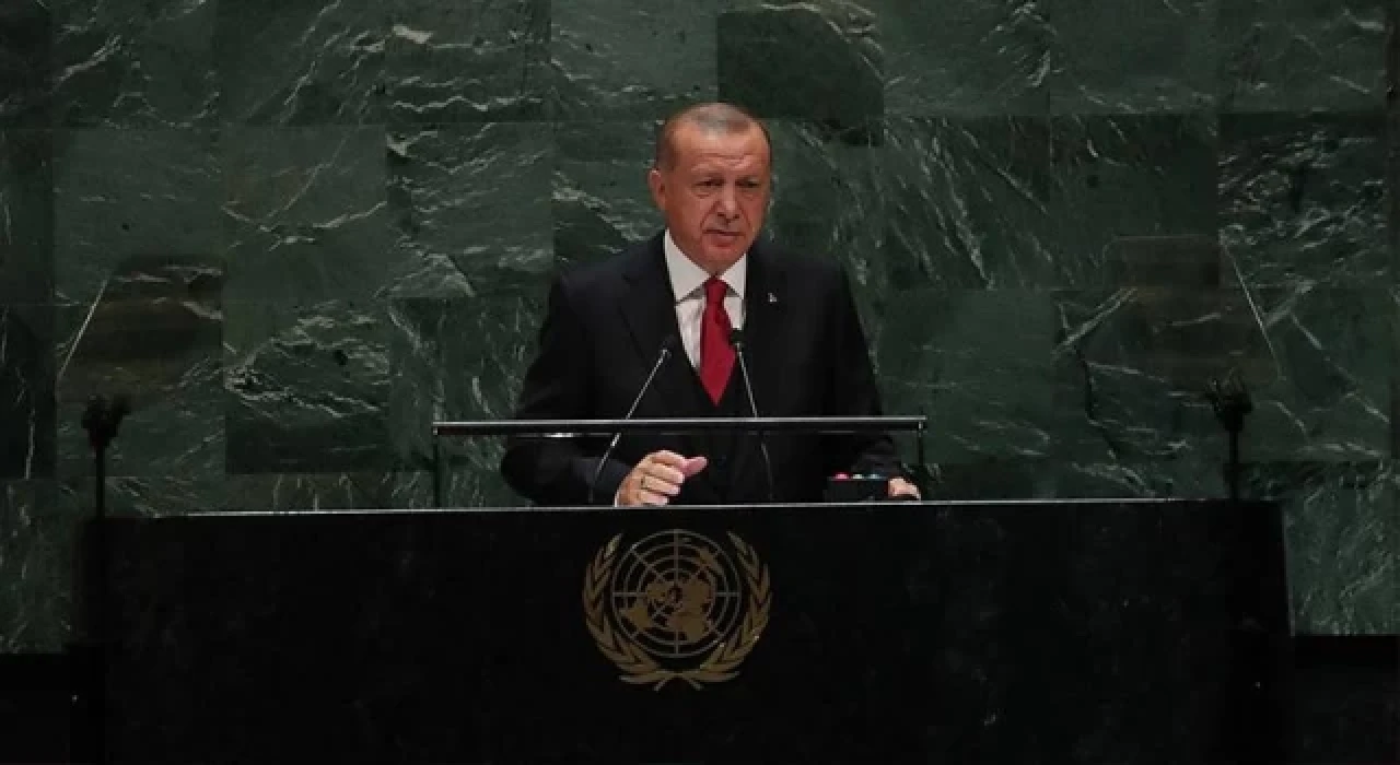 Cumhurbaşkanı Erdoğan BM Genel Kurulu’nda konuştu
