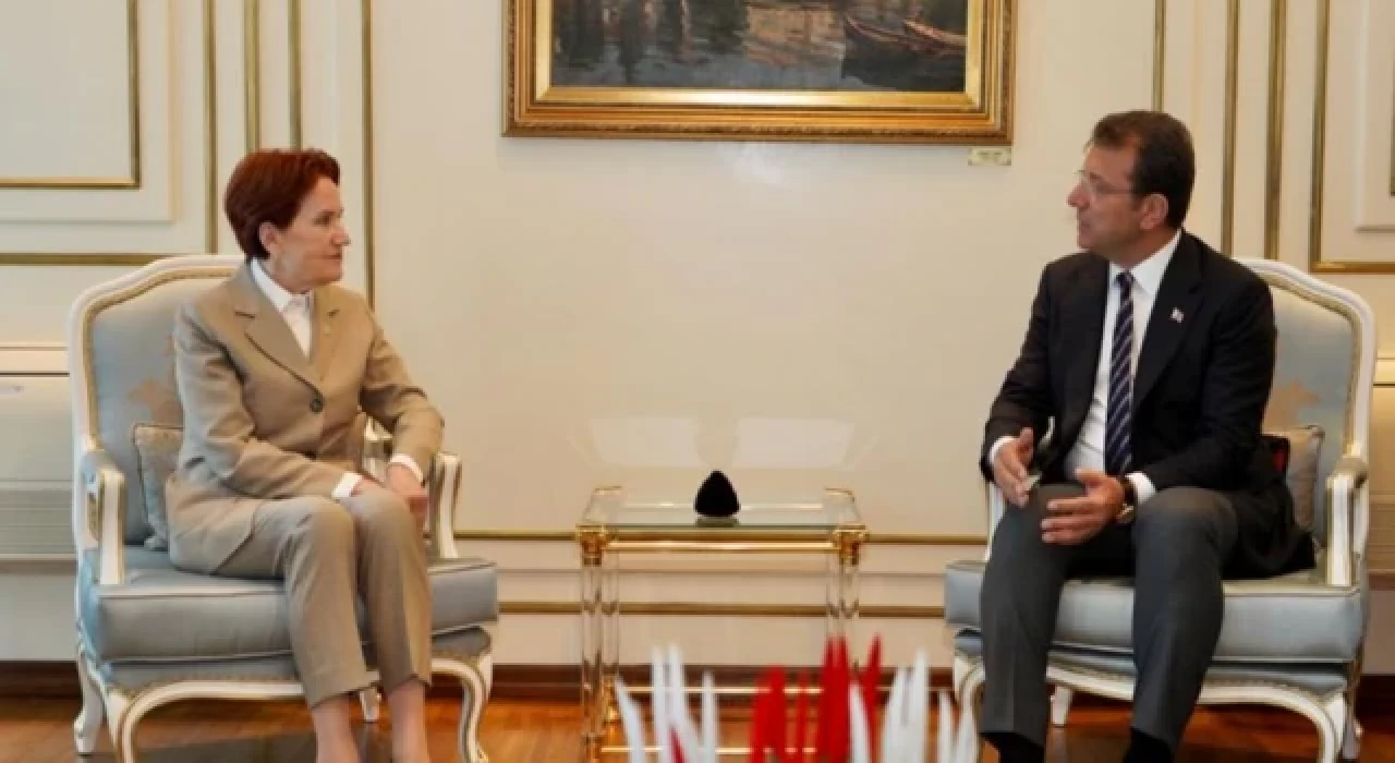 Meral Akşener ve Ekrem İmamoğlu görüştü