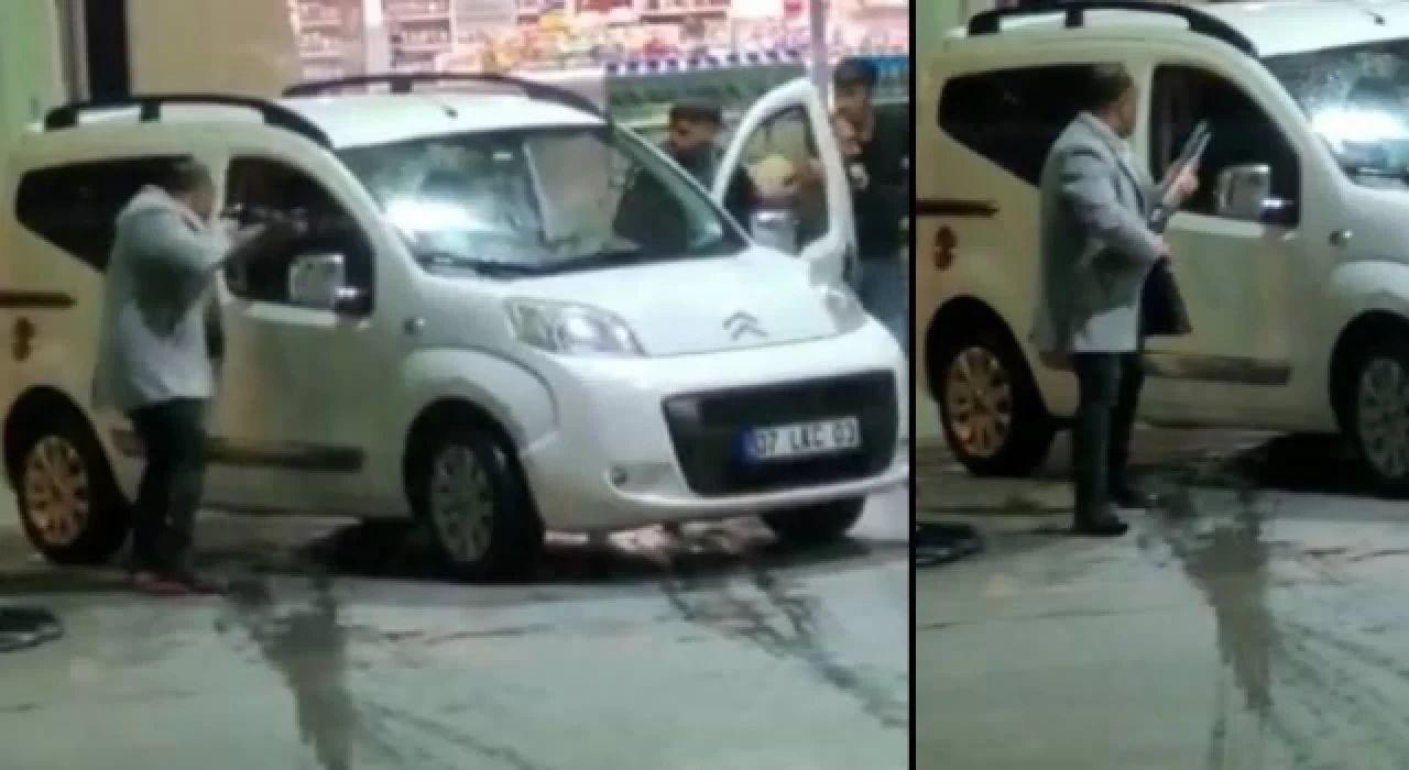 Akaryakıt istasyonunda pompalı saldırı