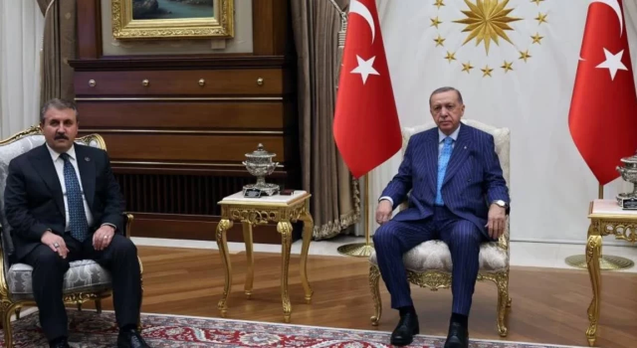 Cumhurbaşkanı Erdoğan, BBP lideri Mustafa Destici ile bir araya geldi