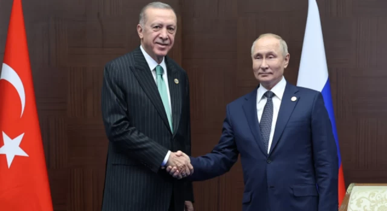 Cumhurbaşkanı Erdoğan, Putin ile bir araya geldi