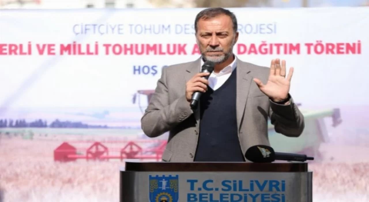 İstanbul Silivri’de üreticilere ’tohumluk arpa’ desteği