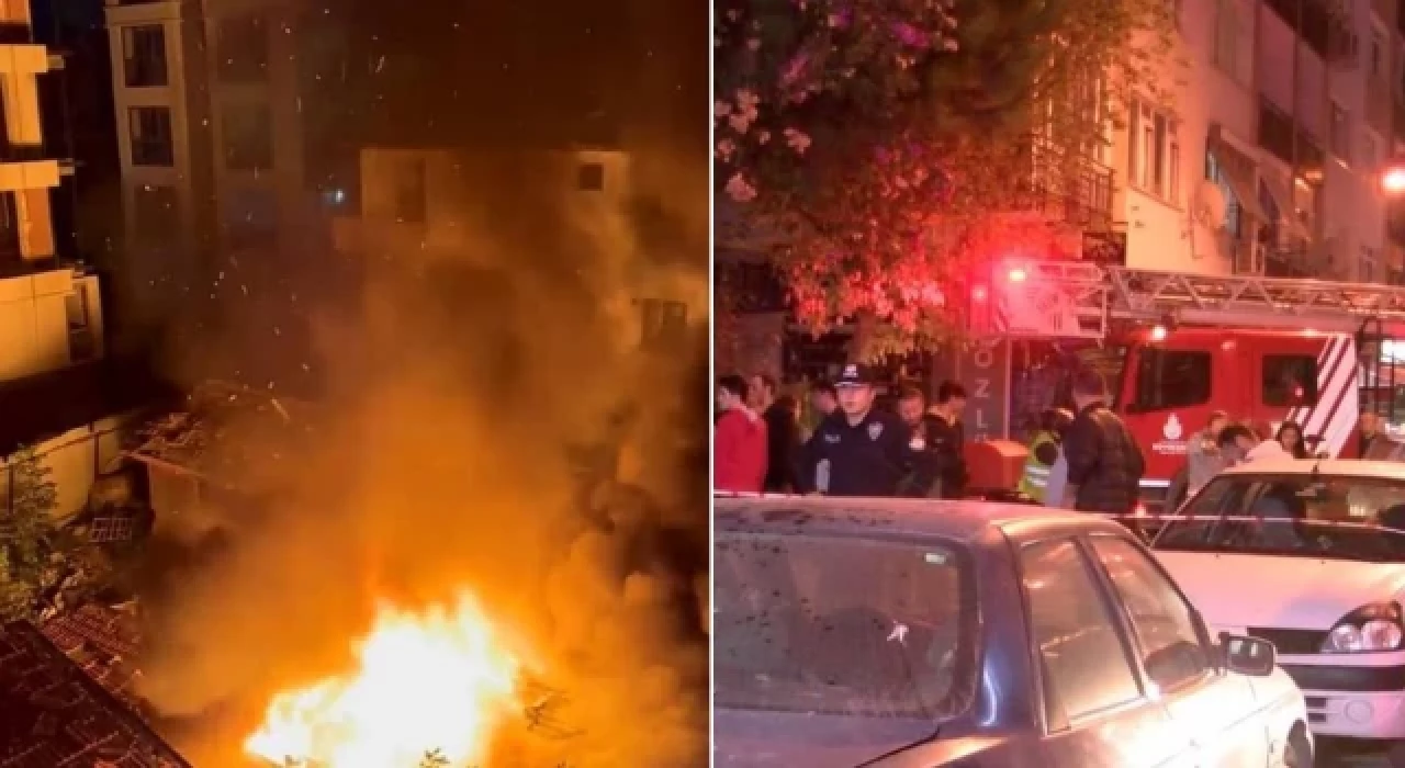 Kadıköy’de metruk halde bulunan 4 gecekondu yandı: 81 yaşındaki kadın hastaneye kaldırıldı