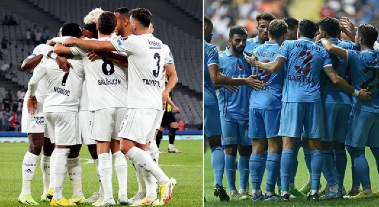 Süper Lig’de Beşiktaş, Trabzonspor’u konuk ediyor