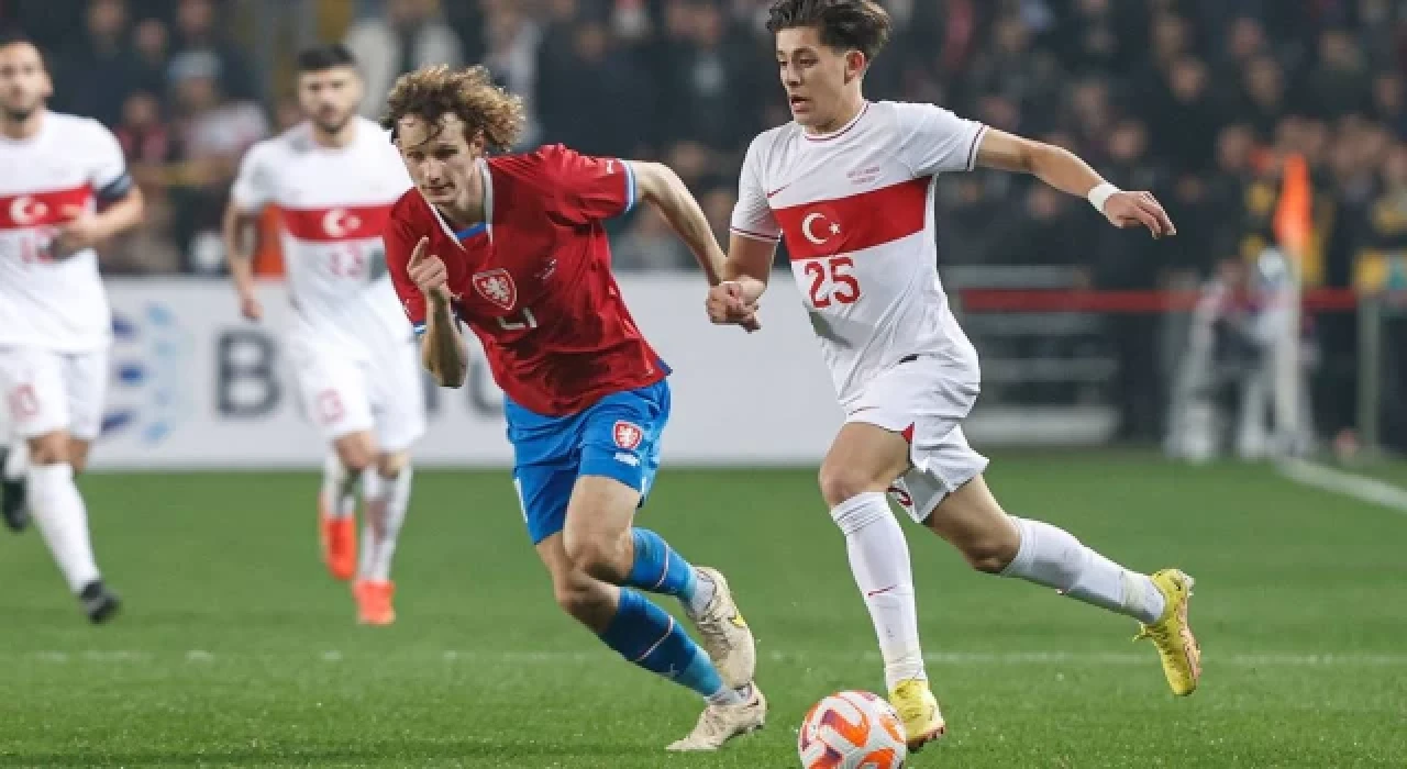 A Milliler, Gaziantep’te oynanan özel maçta Çekya’yı 2-1 yendi