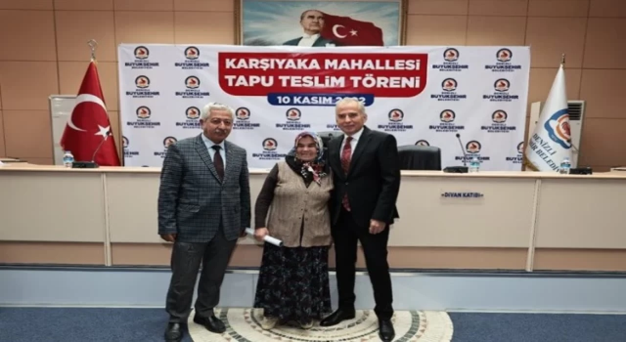 Denizli’de tapu krizi çözüldü