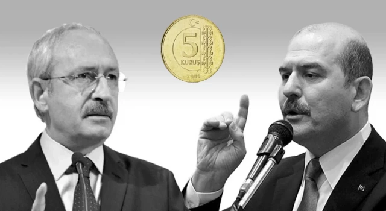 Kılıçdaroğlu'ndan Süleyman Soylu'ya 5 kuruşluk tazminat davası