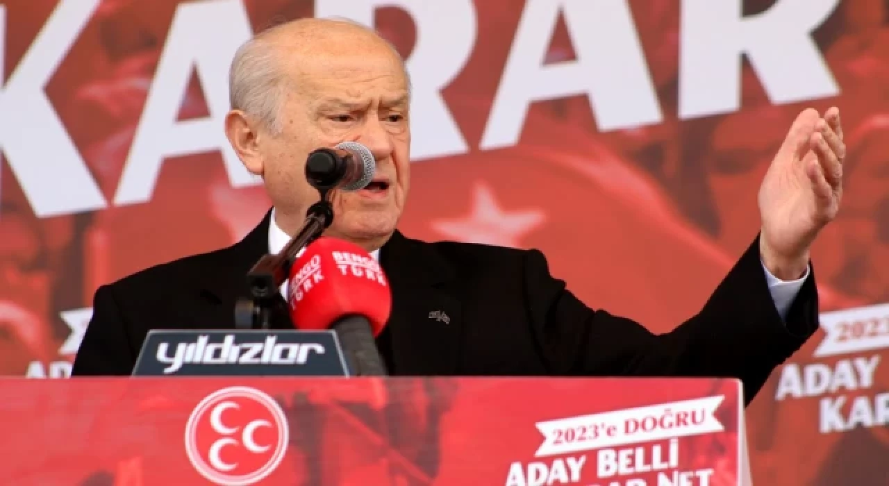 MHP Genel Başkanı Bahçeli, Elazığ da miting yaptı