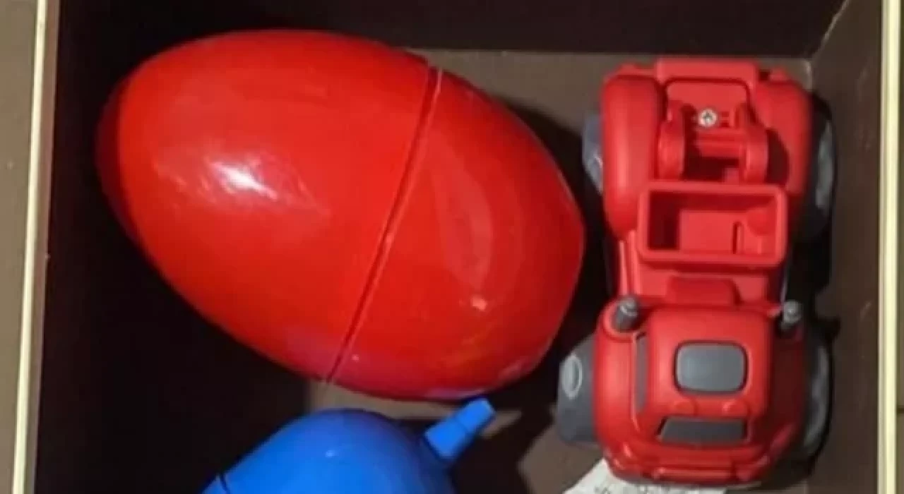 'Sürpriz yumurta'dan uyuşturucu çıktı