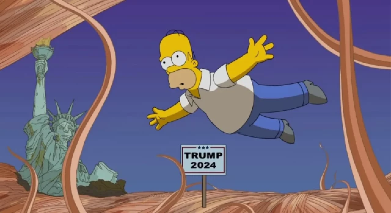 The Simpsons, Trump'ın 2024 seçimlerindeki adaylığını da bildi
