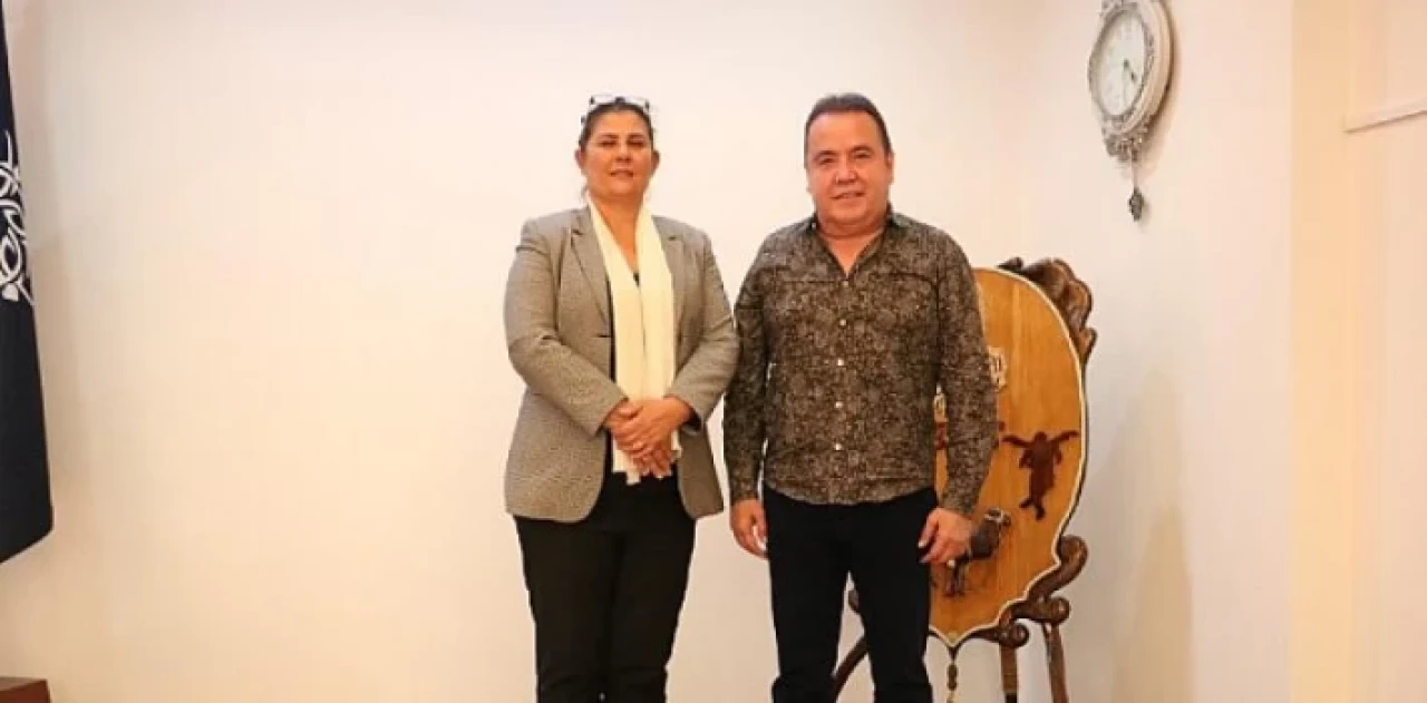 Antalya Büyükşehir Belediye Başkanı Muhittin Böcek’ten Başkan Çerçioğlu’na Ziyaret
