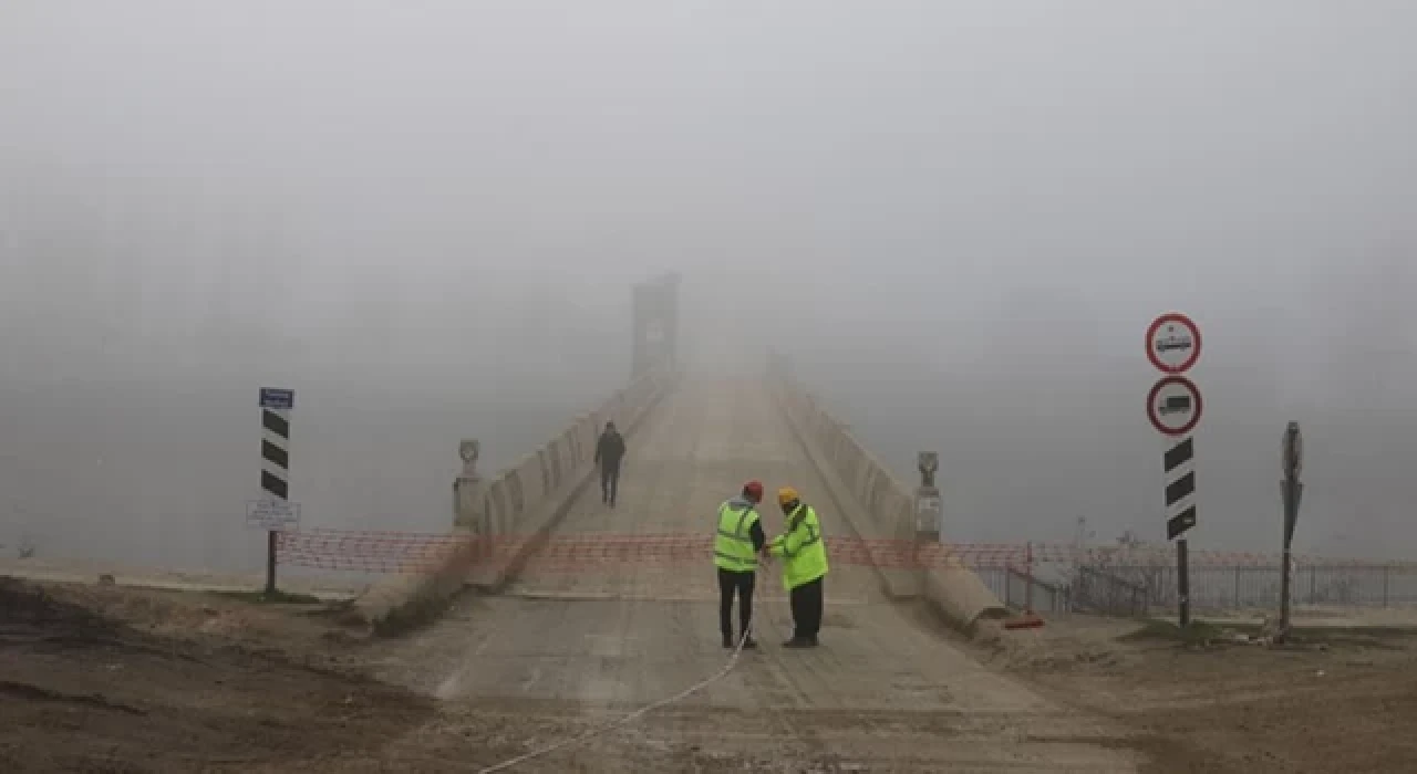 Edirne Tunca Köprüsü araç ve yaya trafiğine kapatıldı