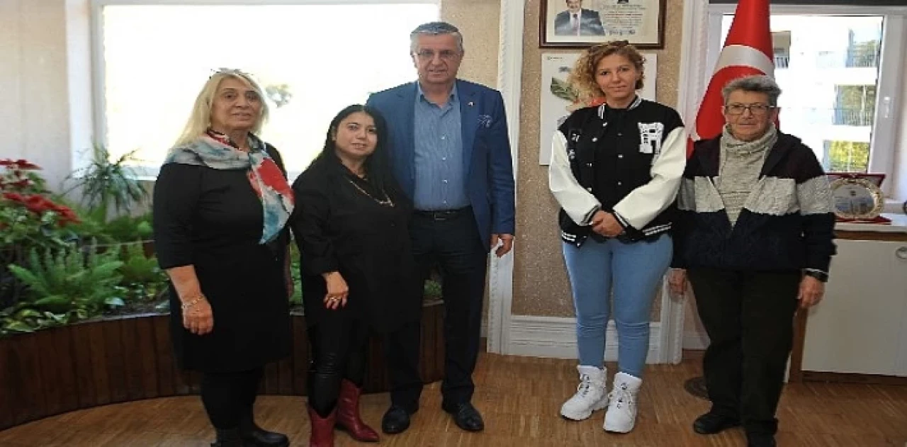 Kadın dernek ve platform başkanları Kemer Belediyesi’nde