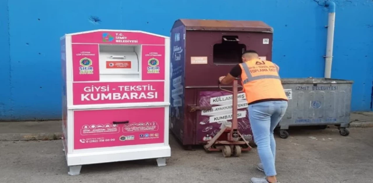 Kocaeli İzmit’te atık kumbaraları yenileniyor