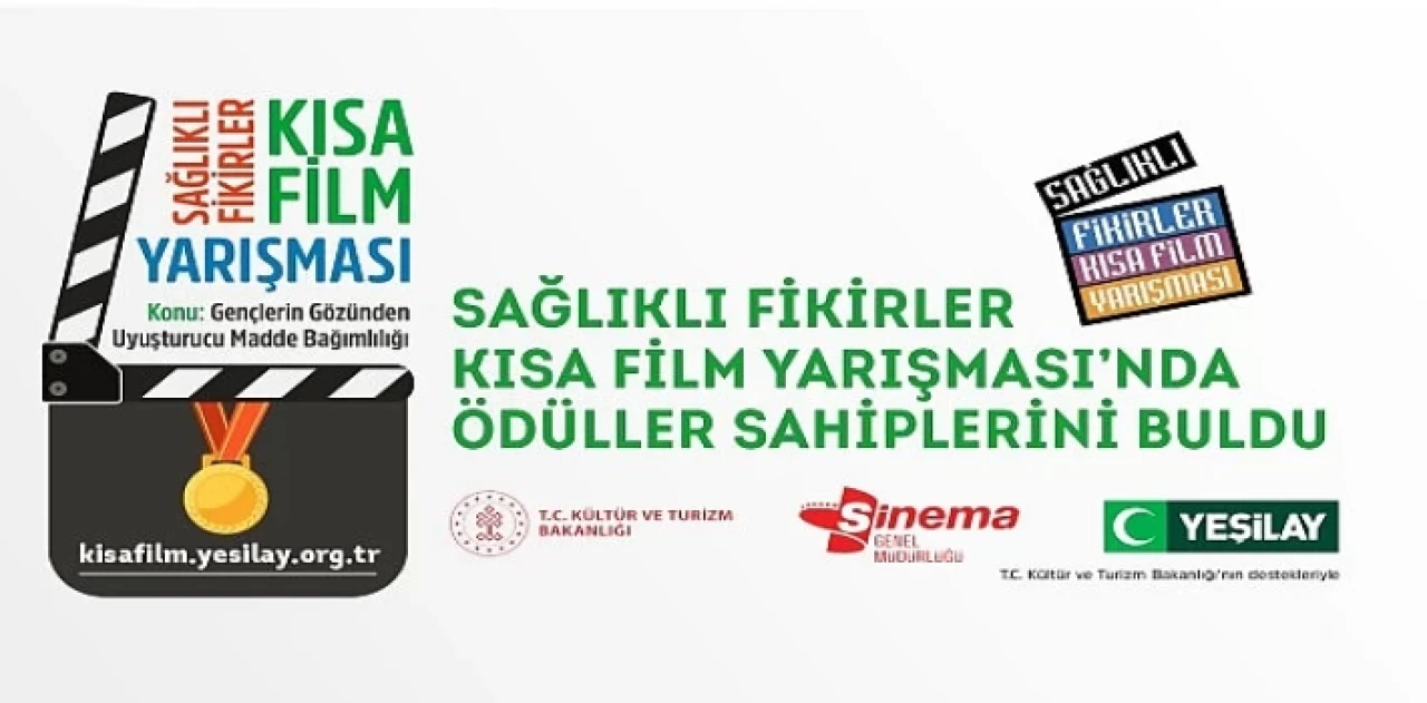 Yeşilay’ın 6. Sağlıklı Fikirler Kısa Film Yarışması’nın kazananları belli oldu