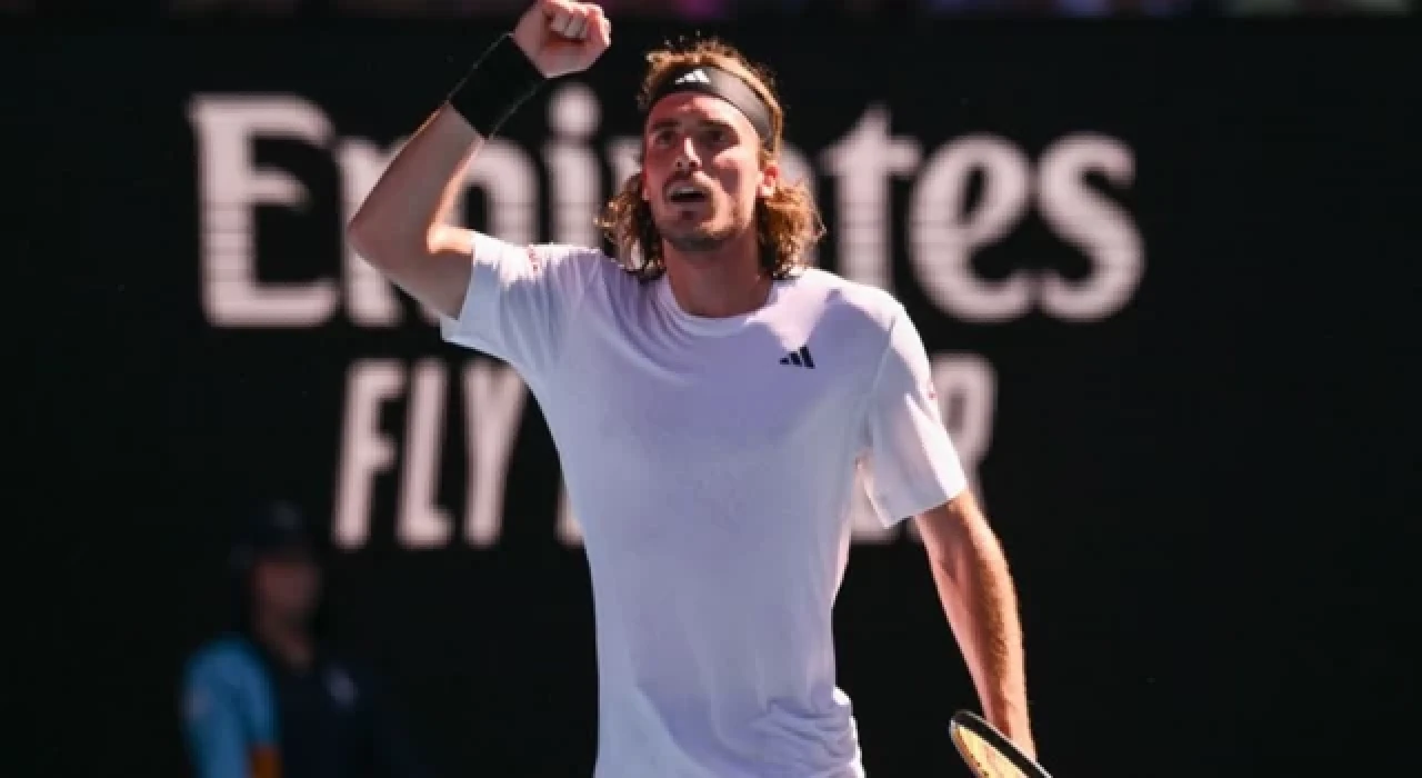 Avustralya Açık'ta tek erkeklerin ilk finalisti Stefanos Tsitsipas oldu
