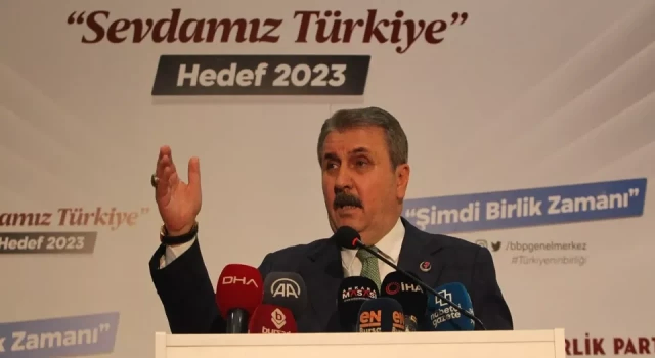 BBP Genel Başkanı Destici: 6’lı masada kim doğru söylüyor?