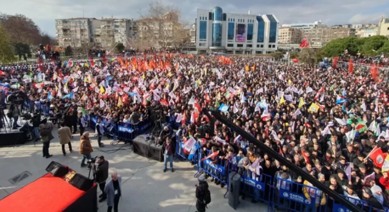 Emek ve Özgürlük İttifakı, Kartal’da miting düzenledi
