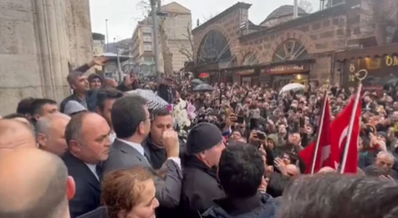 İmamoğlu Bursa’da 'Ekrem Başkan' sloganları ile karşılandı
