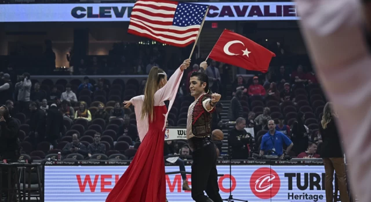 NBA maçı Türk Kültür Mirası Gecesi etkinlikleriyle renklendi