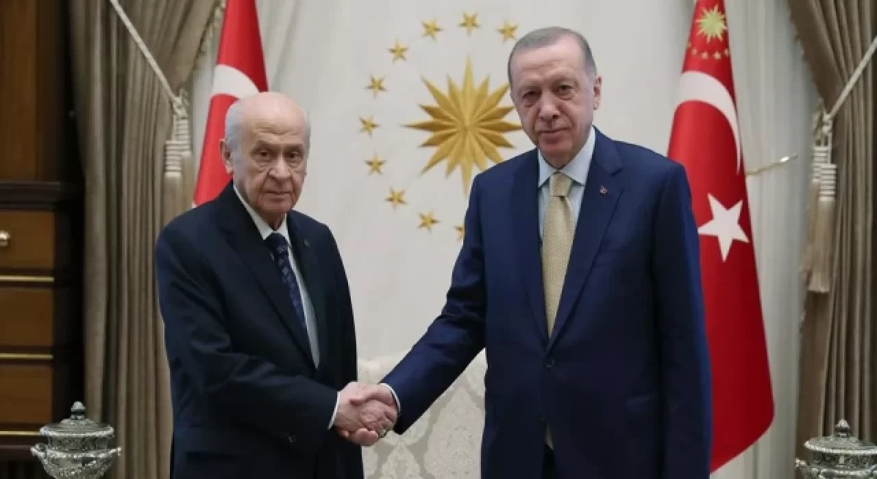Cumhurbaşkanı Erdoğan, Bahçeli ile görüştü