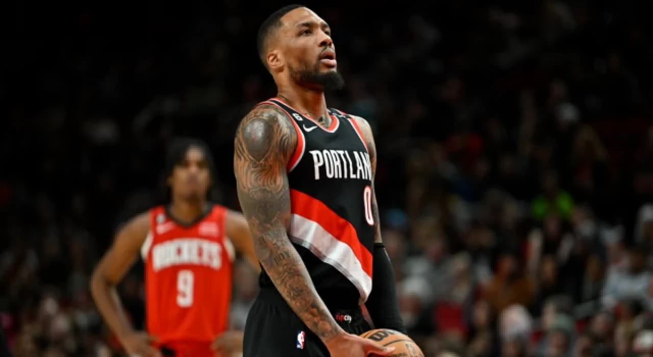Damian Lillard'dan 71 sayı: Kulüp ve kariyer rekoru kırdı