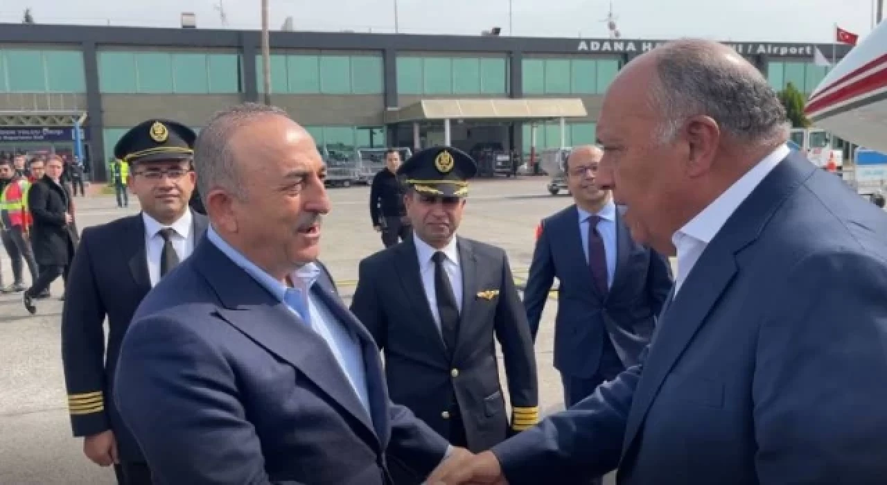 Mısır Dışişleri Bakanı 10 yıl sonra Türkiye’de; Çavuşoğlu ile bir araya geldi