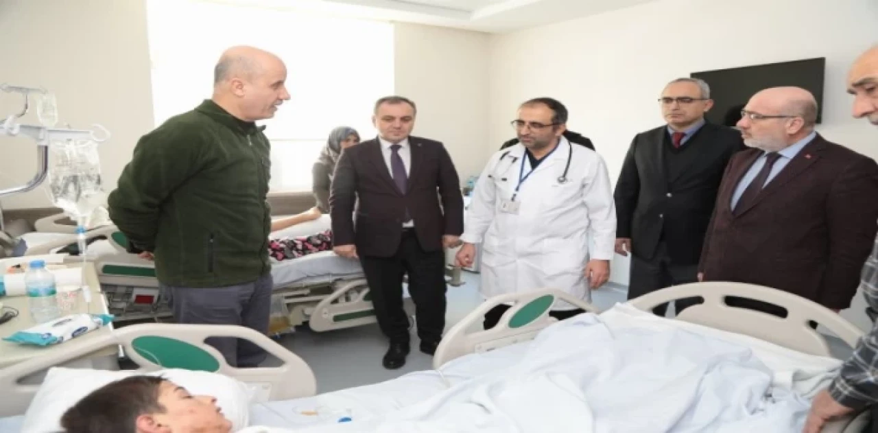 YÖK Başkanı’ndan Kayseri’deki yaralılara ziyaret