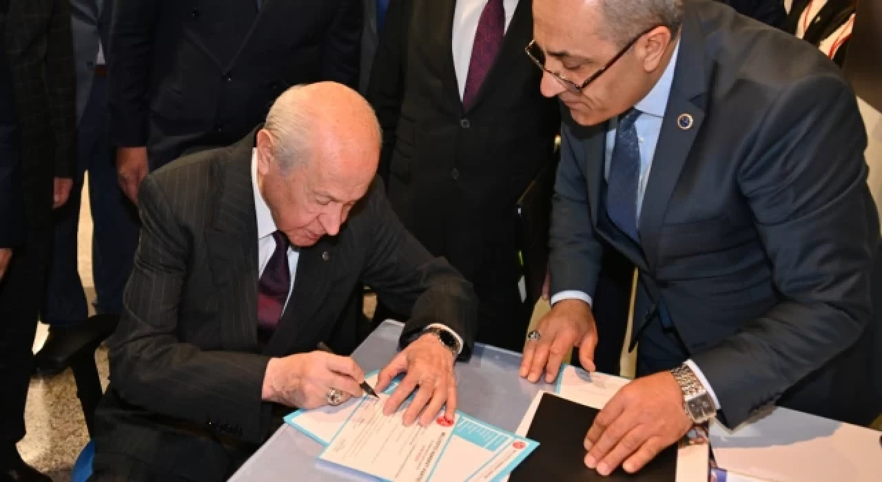 Bahçeli milletvekilliği adaylığı başvurusunu yaptı