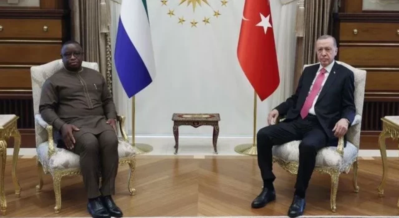 Cumhurbaşkanı Erdoğan, Sierra Leone Cumhurbaşkanı ile görüştü