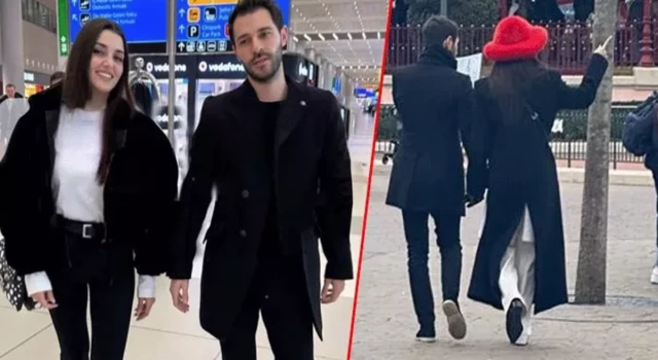 Hande Erçel ve Hakan Sabancı Disneyland’de el ele