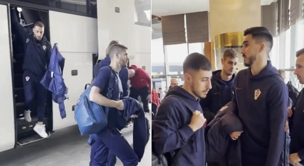 Hırvatistan Milli Futbol Takımı, Bursa'ya geldi