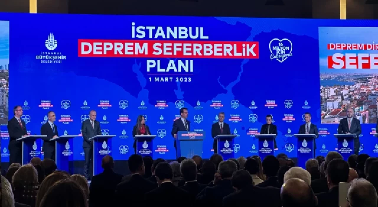 İstanbul Deprem Seferberlik Planı açıklandı