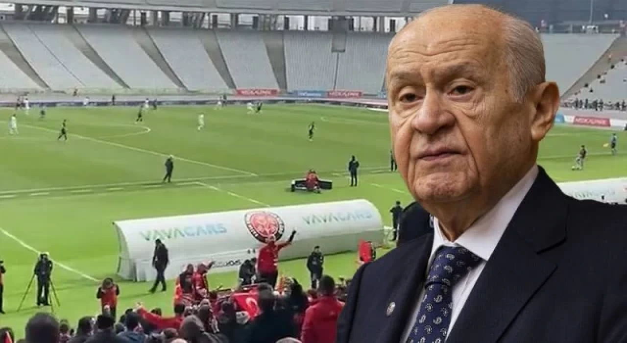 Karagümrük-Sivasspor maçında Devlet Bahçeli lehine tezahüratlar yapıldı