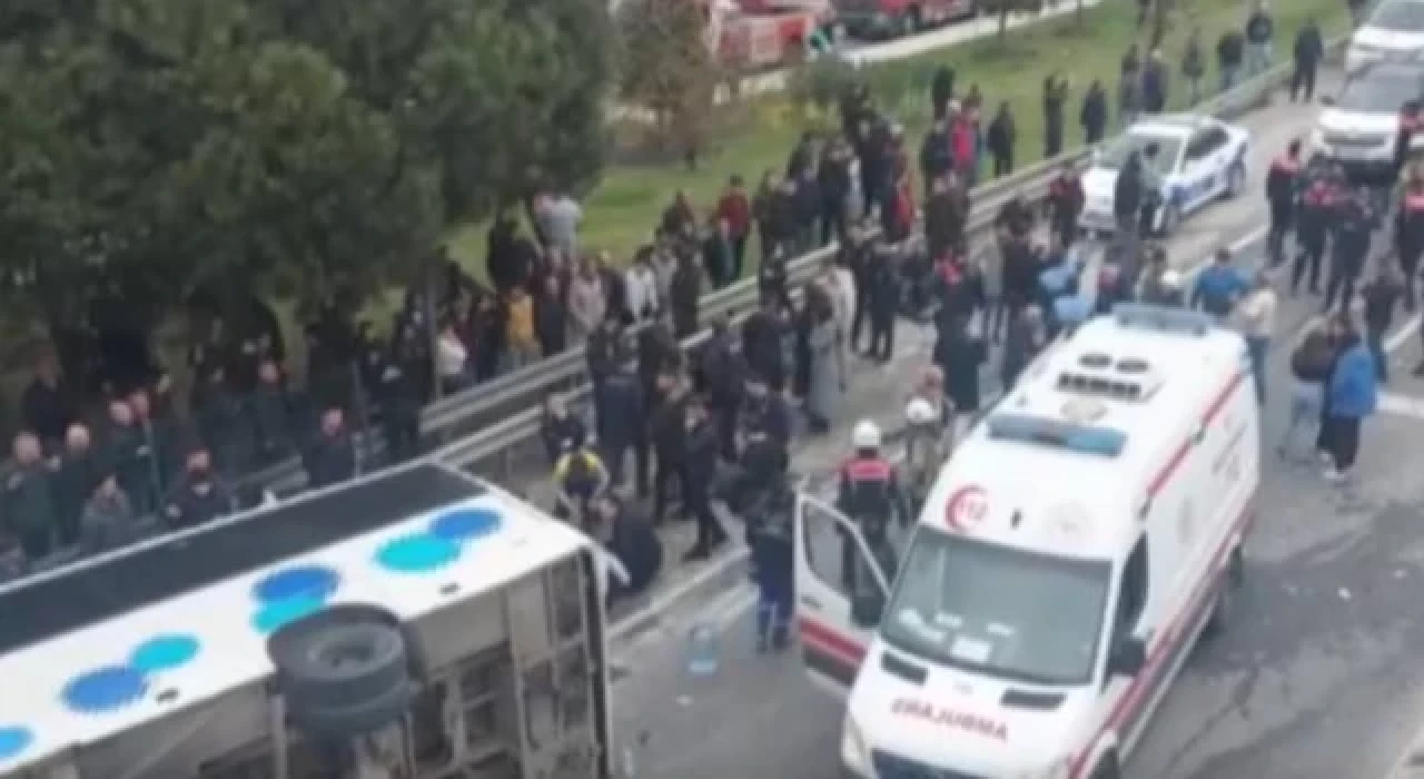 Silivri'de zincirleme trafik kazası: 27 yaralı