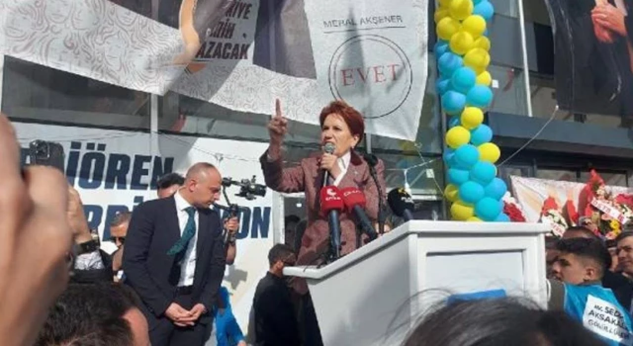 Akşener: Bu ülkede İyi Parti kurulmamış olsaydı bugün 14 Mayıs seçimlerine giderken neyi umut ediyor olacaktık?