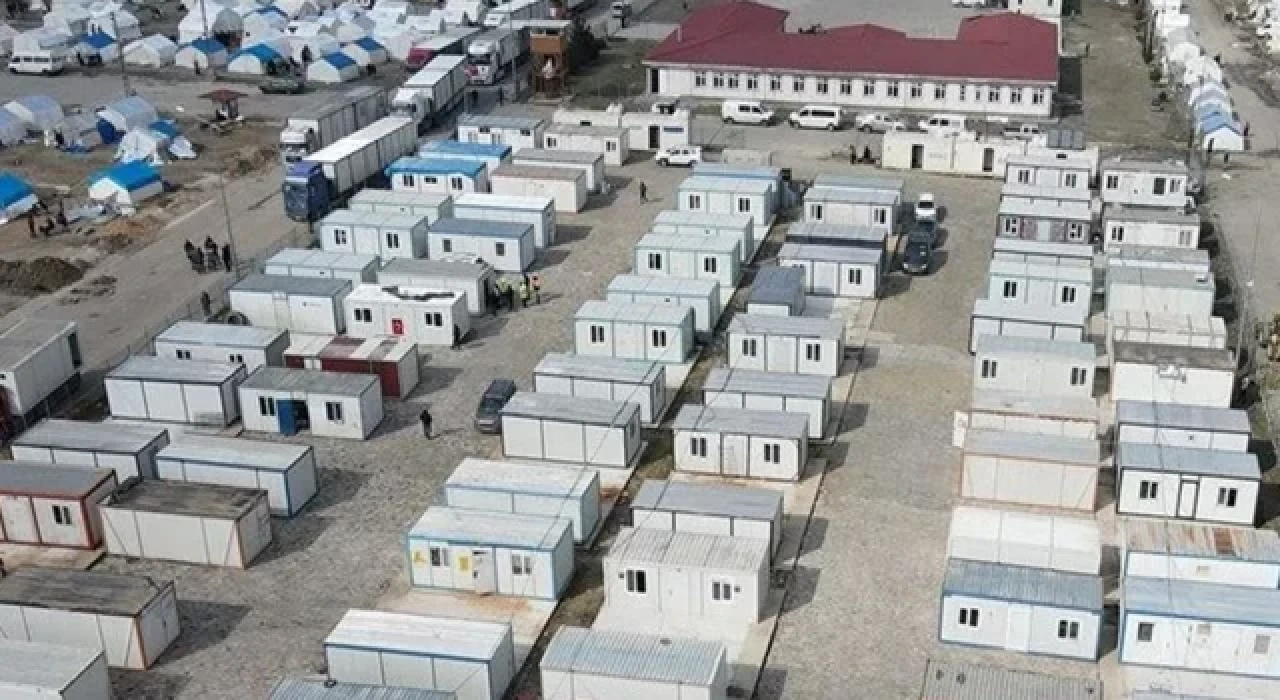 Deprem bölgesinde kurulan konteyner sayısı 75 bini aştı