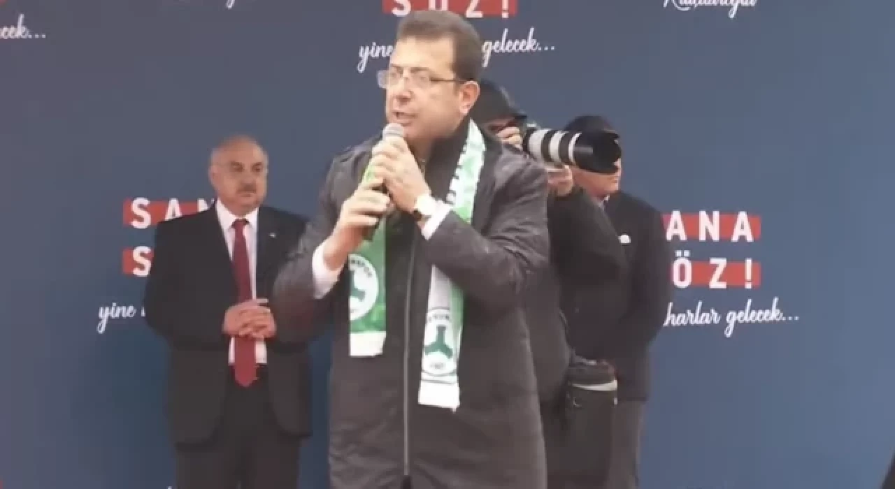 Ekrem İmamoğlu: Bu memleket hak ettiği yerde değil