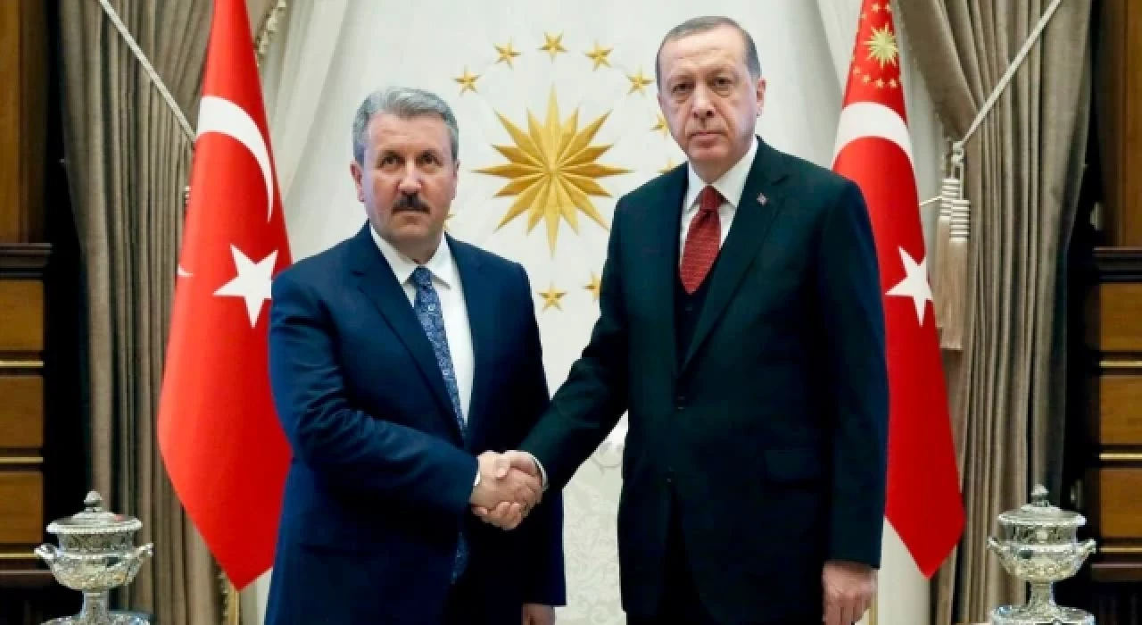 Erdoğan, BBP Genel Başkanı Destici ile görüştü