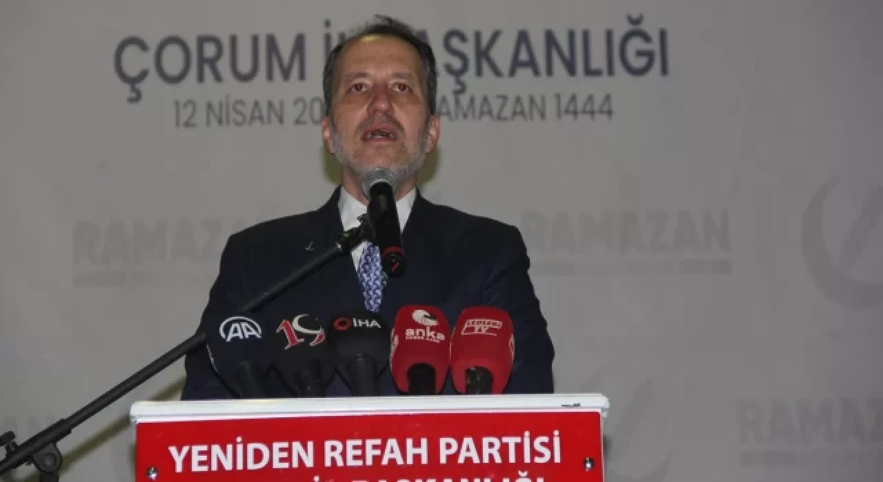 Fatih Erbakan: Bunlar 6'lı masa, 7'li masa değil, 6'lı maşa, 7'li maşa haline gelmişlerdir