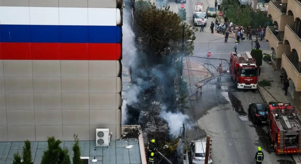 Güney Kıbrıs'ta Rusya Bilim ve Kültür Merkezi'ne molotof kokteylli saldırı