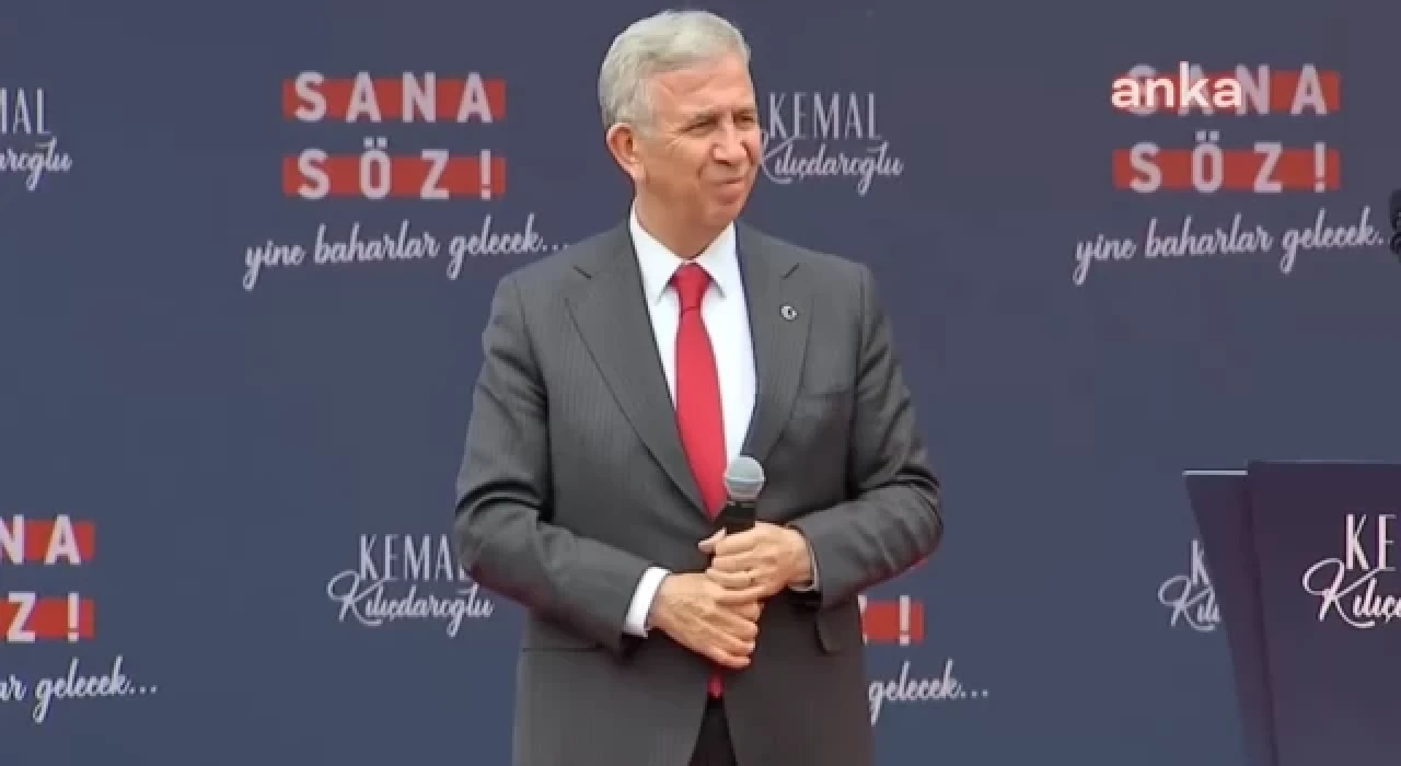 Mansur Yavaş Tekirdağ Miting'inde konuştu