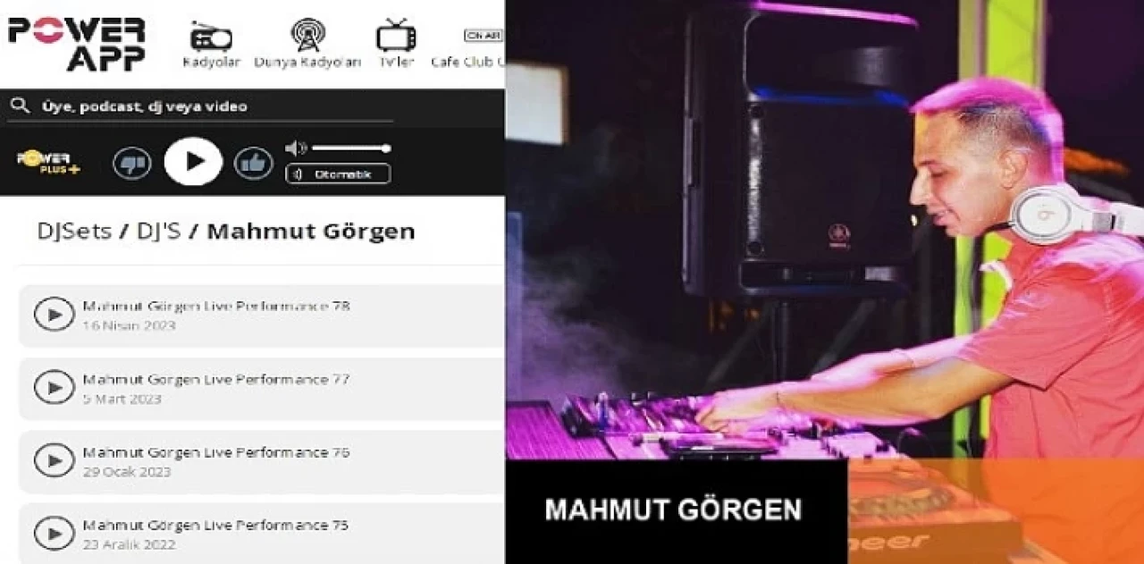 Ünlü DJ Mahmut Görgen’in Yeni Türkçe Seti PowerApp Dj Cast’te!