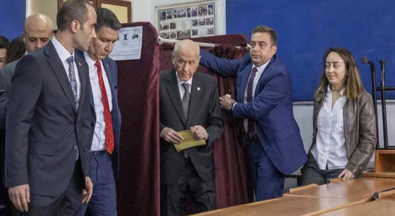 Bahçeli'nin oy kullandığı sandıktan da Kılıçdaroğlu birinci çıktı