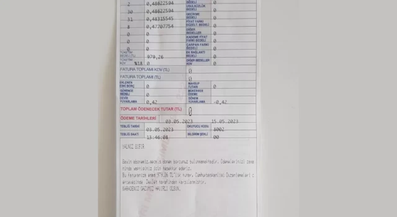 Bedelsiz doğalgaz tüketiminde faturalar kesilmeye başlıyor