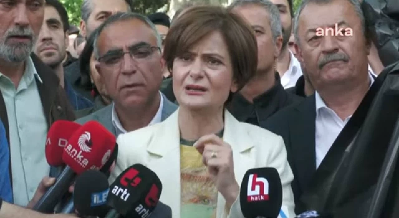 Canan Kaftancıoğlu, AK Parti İstanbul İl Başkanlığı önüne siyah çelenk bıraktı